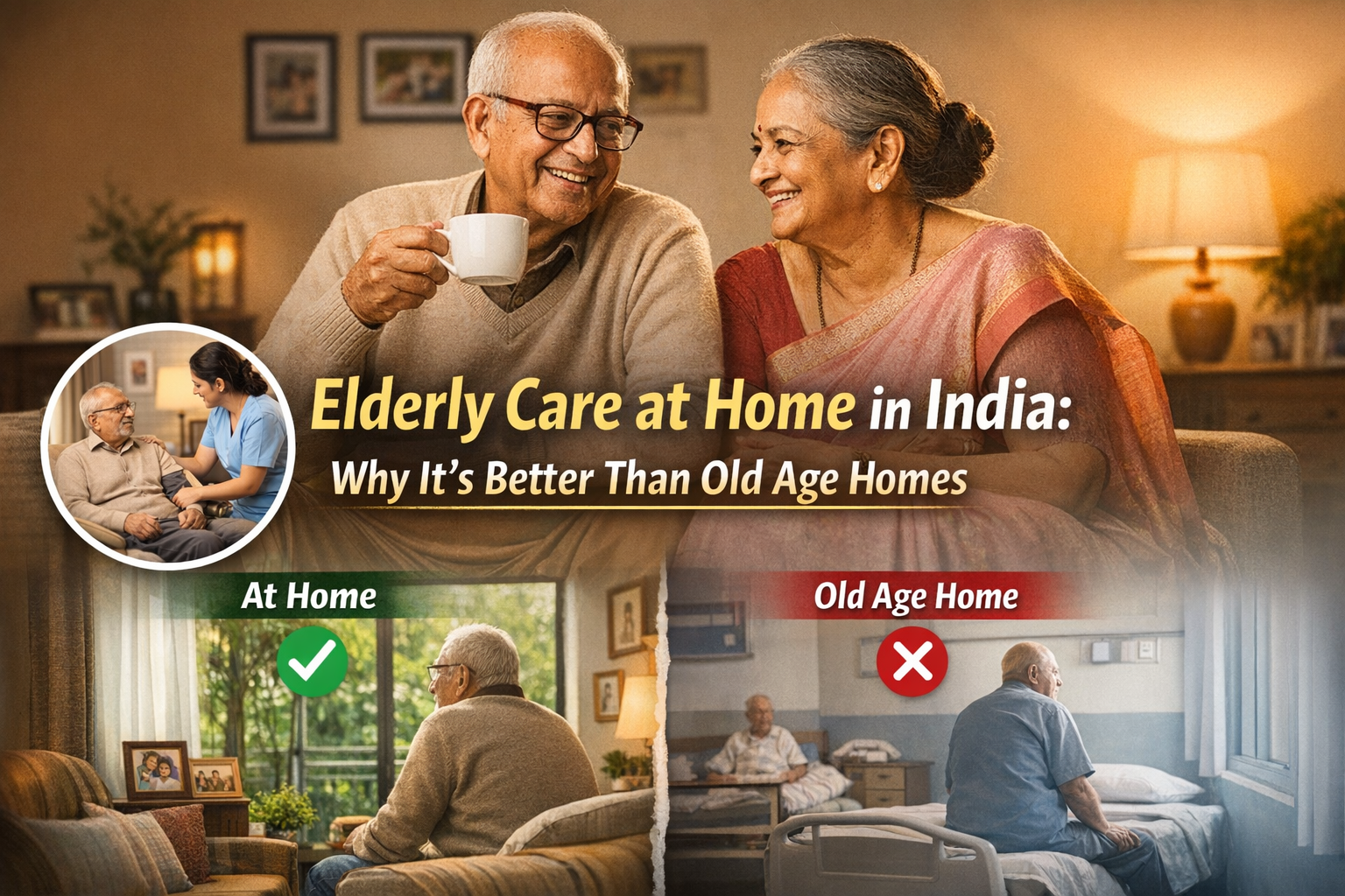 Elderly Care at Home in India: Why It’s Better Than Old Age Homes