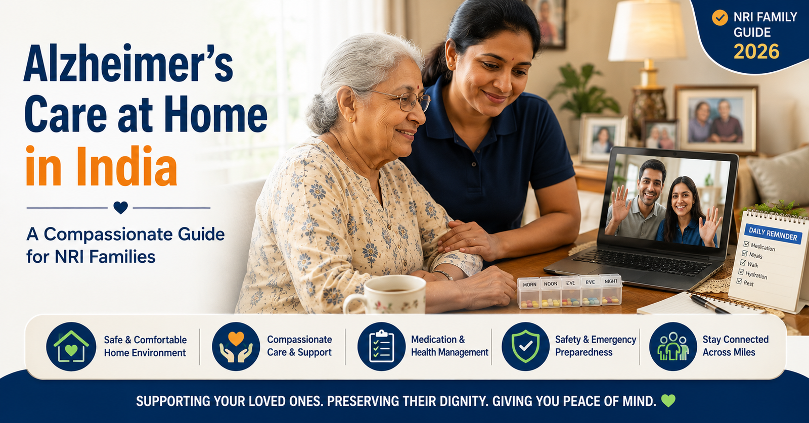 Alzheimer’s Care at Home in India: A Compassionate Guide for NRI Families (2026)