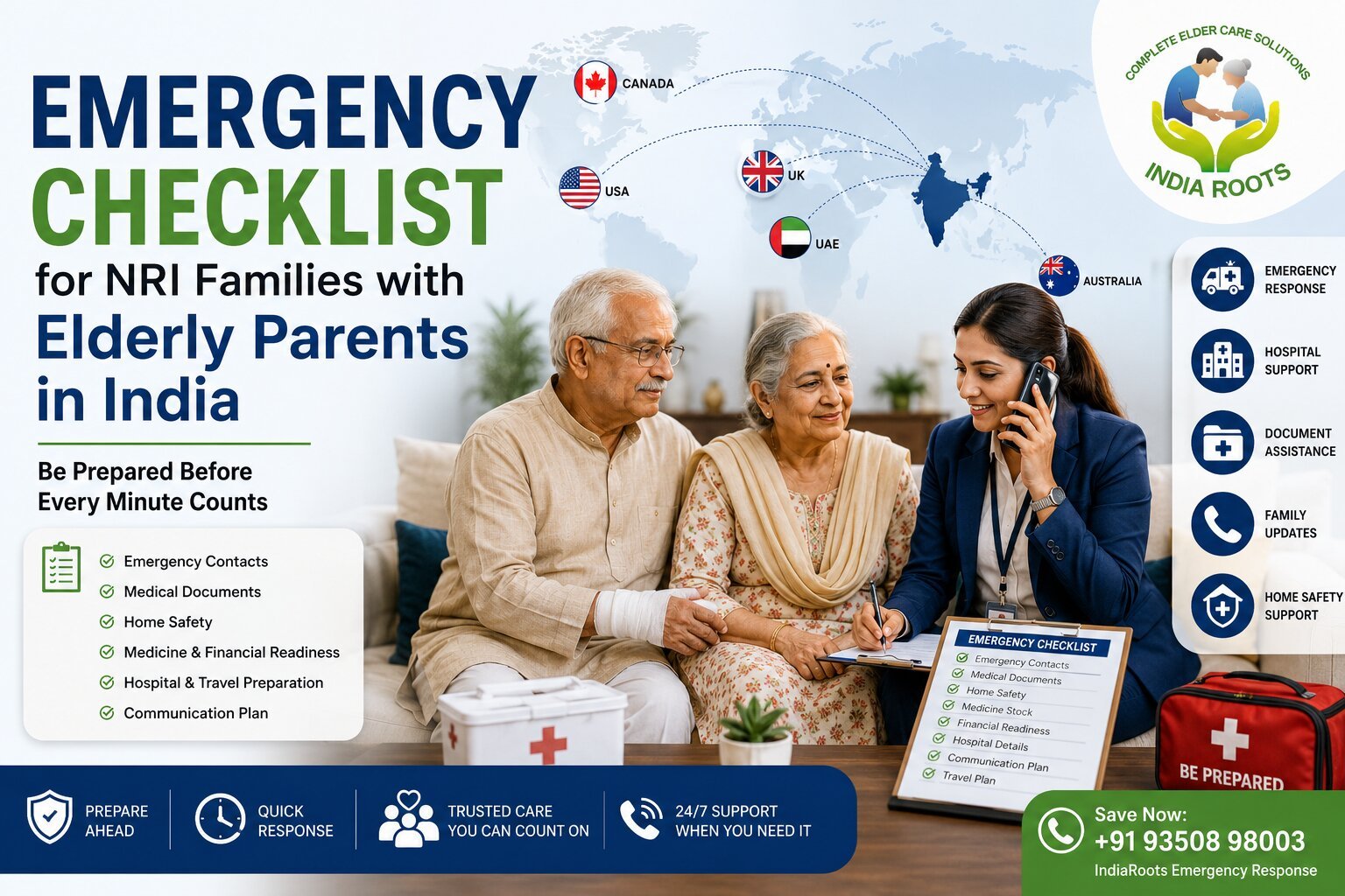 Emergency Checklist for NRI Families
