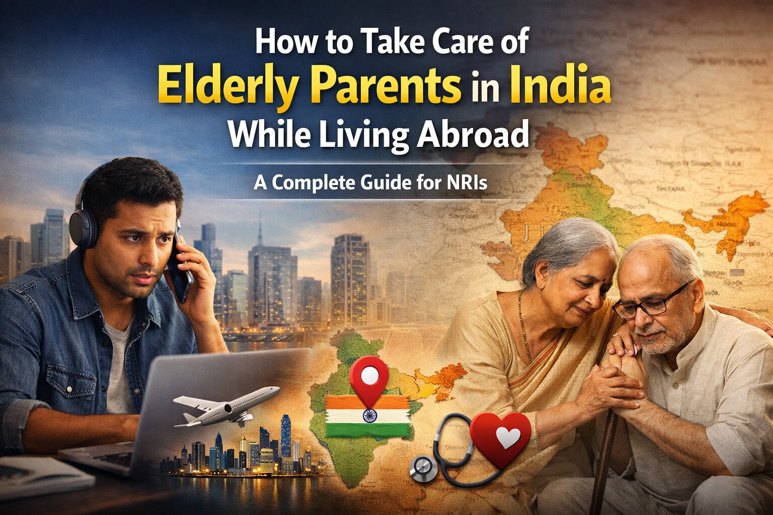 How to Take Care of Elderly Parents in India While Living Abroad