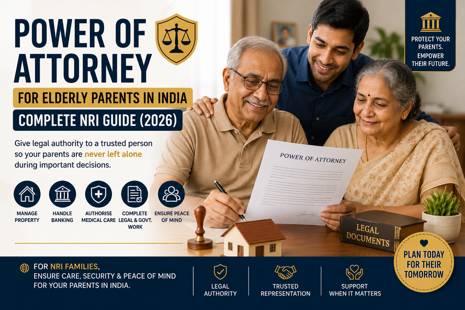 Power of Attorney for Elderly Parents in India